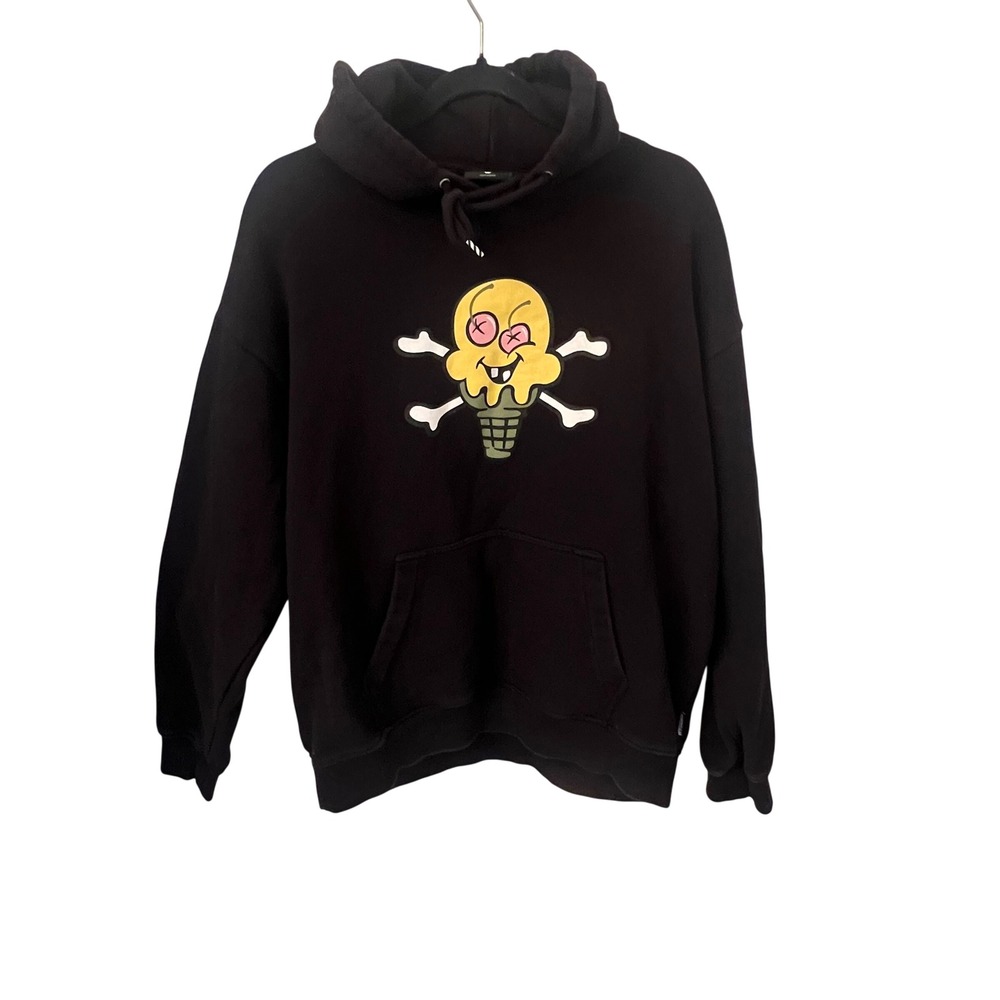 Ice Cream Billionaire Boys Club Cones and Bones Graphic Hoodie Black Mens XL